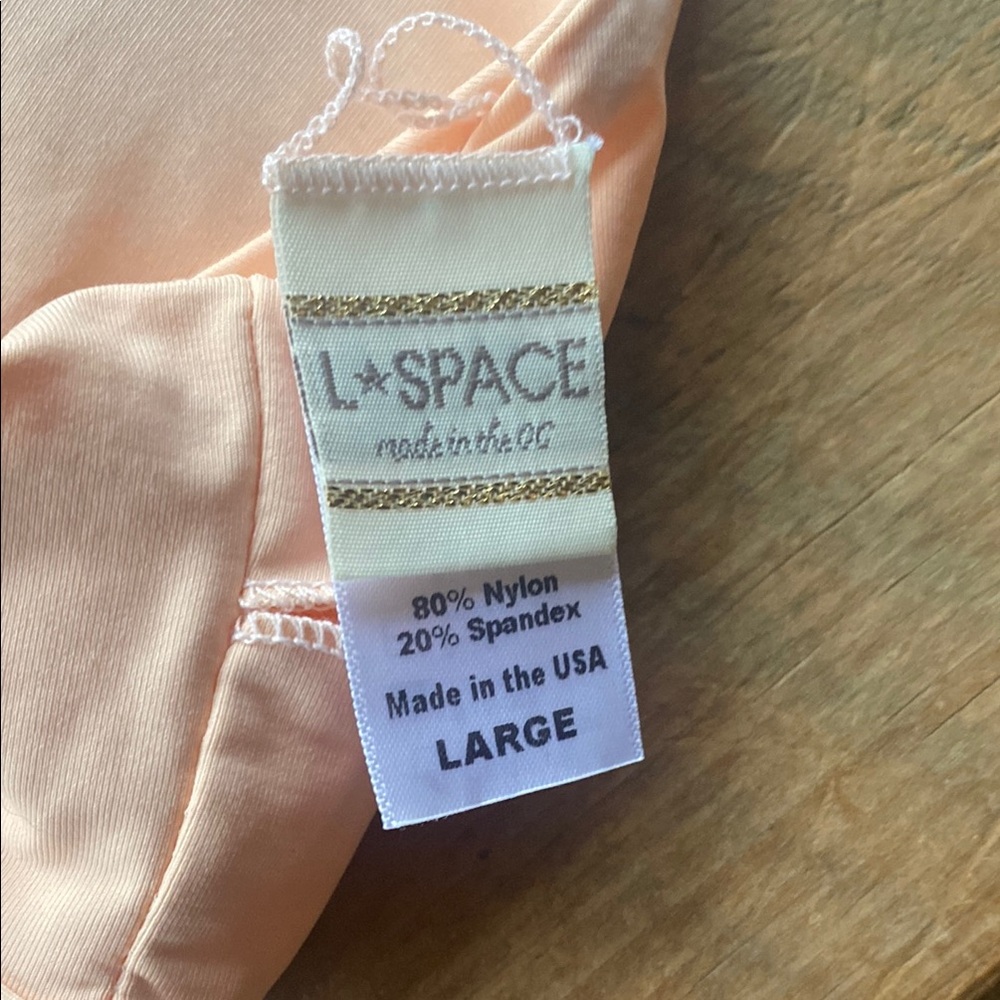 L*Space Peach Bikini Set - Picture 4 of 5
